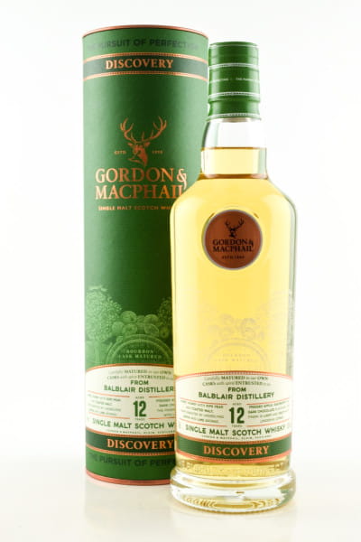 Balblair 12 Jahre Gordon & MacPhail Discovery 43%vol. 0,7l