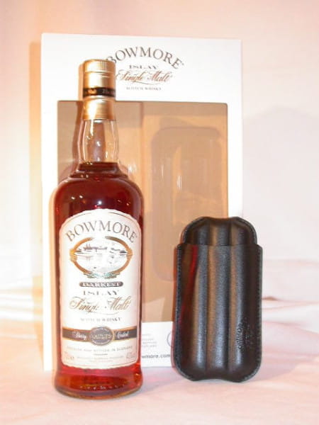 Bowmore Darkest Oloroso-Sherry Finish 43%vol.0,7l &amp; Cigar Holder