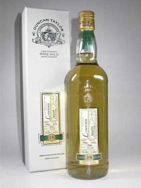 Linkwood 19 Year Old 1991/2010 Rare Auld Duncan Taylor 53.5% vol. 0,7l