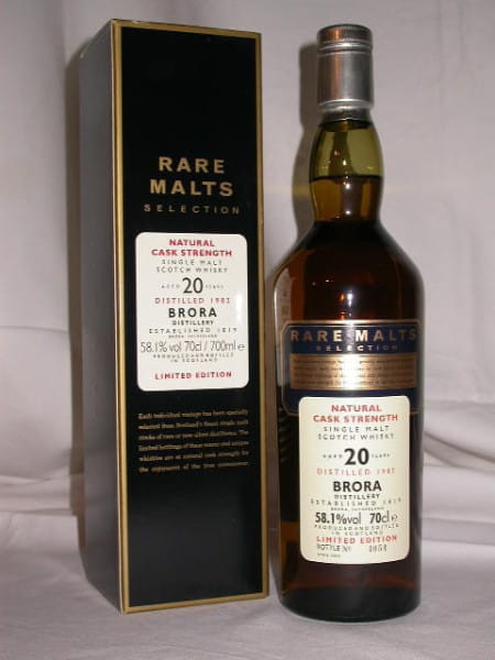 Brora 20 Jahre 1982/2003 Rare Malts 58,1%vol. 0,7l