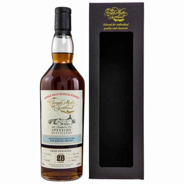 Speyside 26 Jahre 1995/2022 Sherry Butt #27 "The Single Malts of Scotland" 56,8%vol. 0,7l