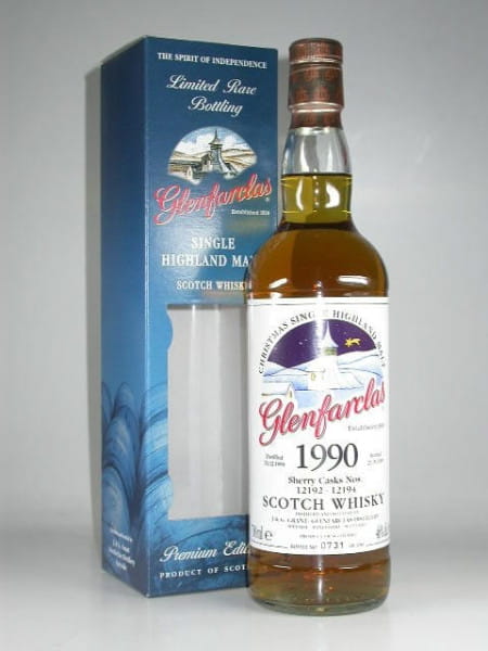 Glenfarclas Christmas 1990/2009 Cask #12192-12194 Sherry Casks 46%vol. 0,7l