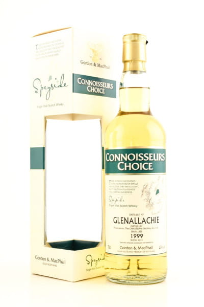 Glenallachie 1999/2012 Refill Bourbon Barrels Gordon & MacPhail Connoisseurs Ch. 43%vol. 0,7l