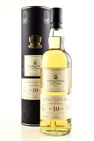 Isle of Islay 10 Jahre 2008/2019 A.D. Rattray Bourbon Hogshead 57,4%vol. 0,7l