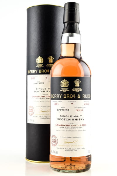 Longmorn 7 Jahre 2011/2019 Cask #261 Berry Bros. & Rudd 57,4%vol. 0,7l