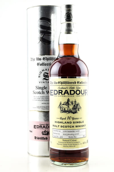 Edradour 10 Jahre 2009/2020 Single Cask #394 Signatory 46%vol. 0,7l