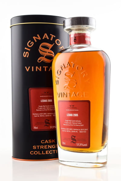 Ledaig 11 Jahre 2005/2017 Signatory Cask Strength Coll. 57,3%vol. 0,7l