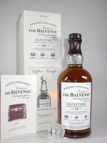 Balvenie 12 Year Old Signature Batch-No. 3 Coffret Carafe 40% vol. 0,7l