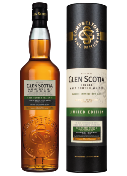 Glen Scotia 2010/2021 1st Fill Ruby Port Hogshead 19/324-5 56,6%vol. 0,7l