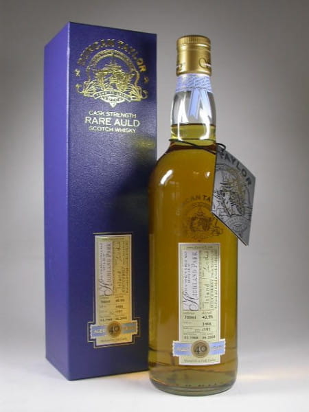 Highland Park 40 Jahre 1968/2008 Rare Auld Duncan Taylor 40,9%vol. 0,7l