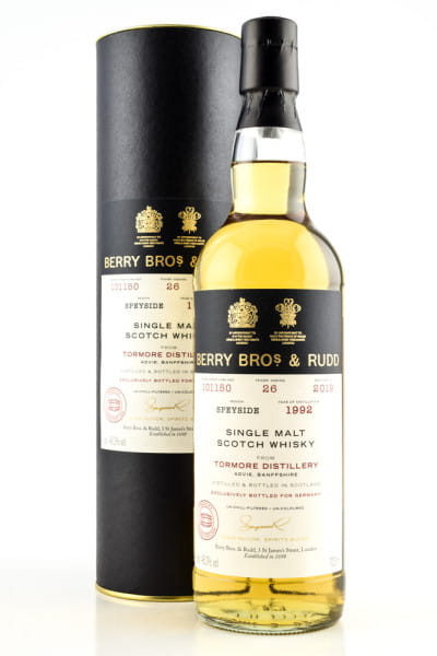 Tormore 26 Jahre 1992/2019 Cask #101150 Berry Bros. & Rudd 48,2%vol. 0,7l