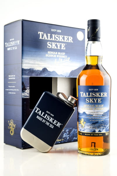 Talisker Skye 45,8%vol. 0,7l - mit Hip Flask