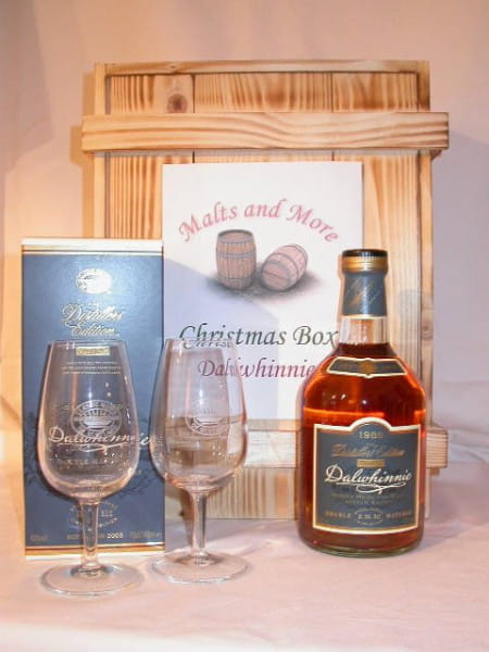 Dalwhinnie Christmas Box mit 2 Nosing-Gläsern