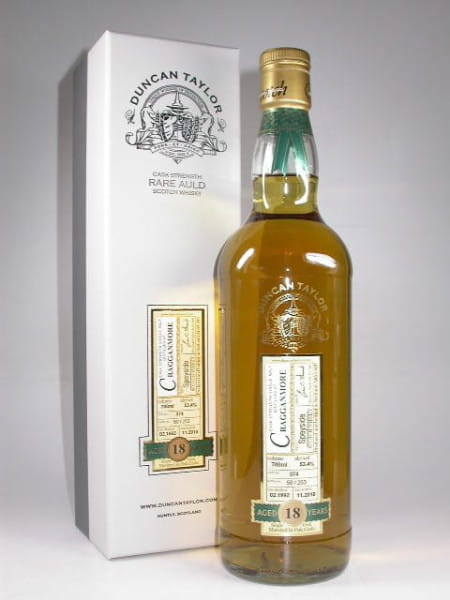 Cragganmore 18 Jahre 1992/2010 Rare Auld Duncan Taylor 53,4%vol. 0,7l