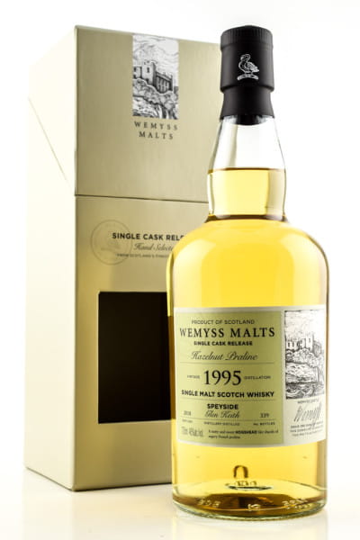 "Hazelnut Praline" 1995/2018 Bourbon Hogshead Glen Keith Wemyss Malts 46%vol. 0,7l