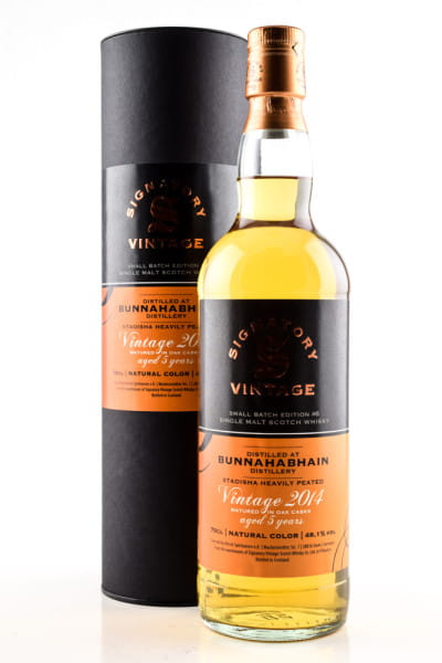 Bunnahabhain Staoisha 5 Jahre 2014/2019 Small Batch Edition #6 Signatory 48,1%vol. 0,7l