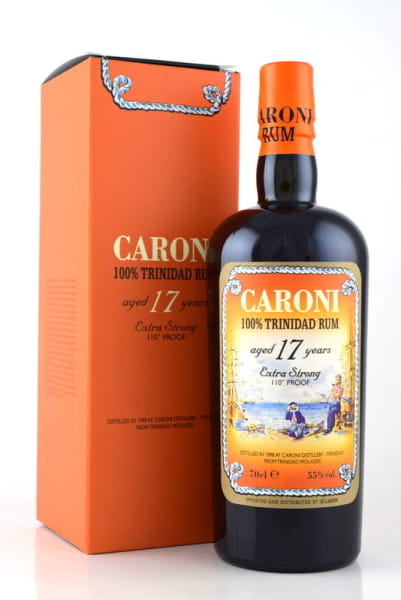 *Caroni 17 Jahre Extra Strong 55%vol. 0,7l - ohne Geschenkpackung