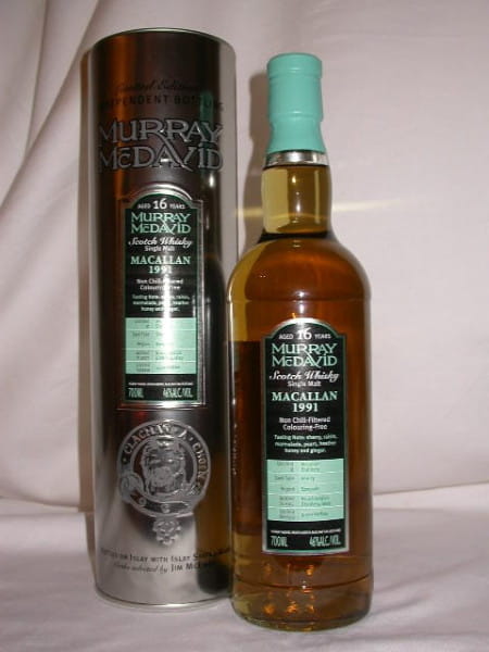 *Macallan 1991/2007 Sherry Murray McDavid 46%vol. 0,7l