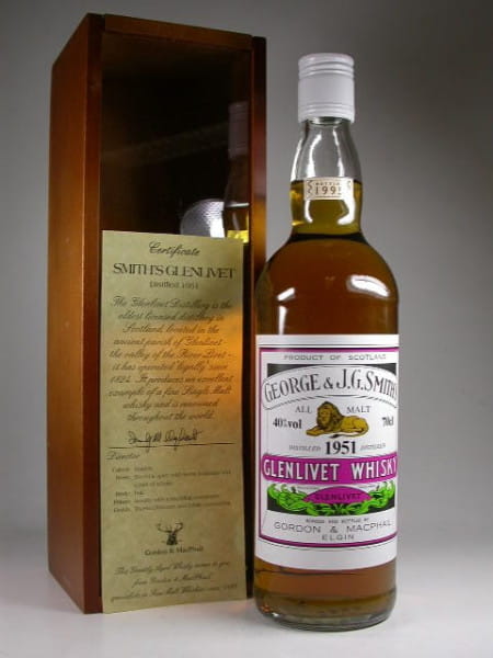 Glenlivet 1951/1995 Gordon &amp; MacPhail 40% vol. 0,7l