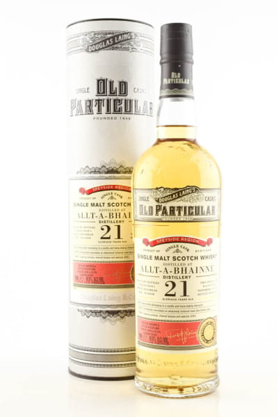 Allt-à-bhainne 21 Jahre Refill Hogshead 1995/2017 Douglas Laing "Old Particular" 49,6%vol. 0,7l