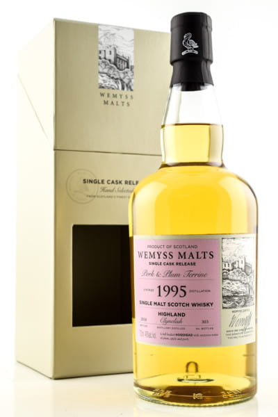 "Pork & Plum Terrine" 1995/2018 Single Bourbon Hogshead Clynelish Wemyss Malts 46%vol. 0,7l