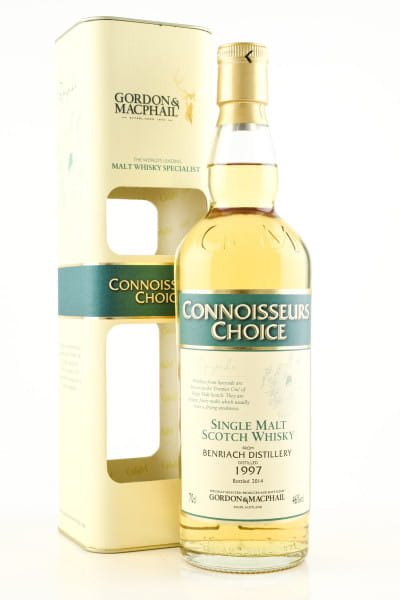 Benriach 1997/2014 Refill American Hogsheads Gordon & MacPhail Connoisseurs Ch. 46%vol. 0,7l