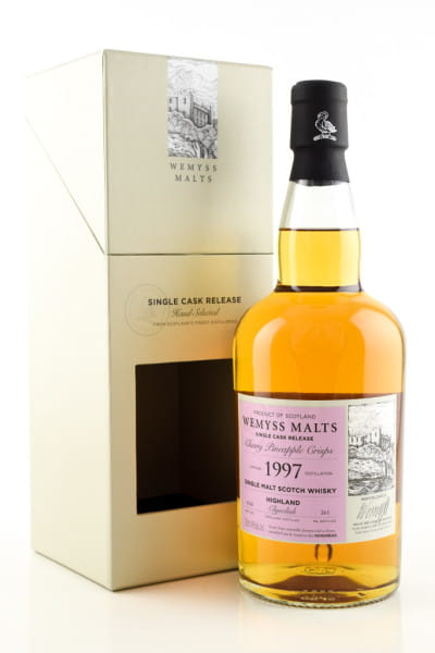 "Chewy Pineapple Crisps" 1997/2018 Single Bourbon Hogshead Clynelish Wemyss Malts 46%vol. 0,7l