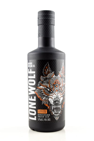 BrewDog LoneWolf Gunpowder Proof Gin Limited Edition 57%vol. 0,5l