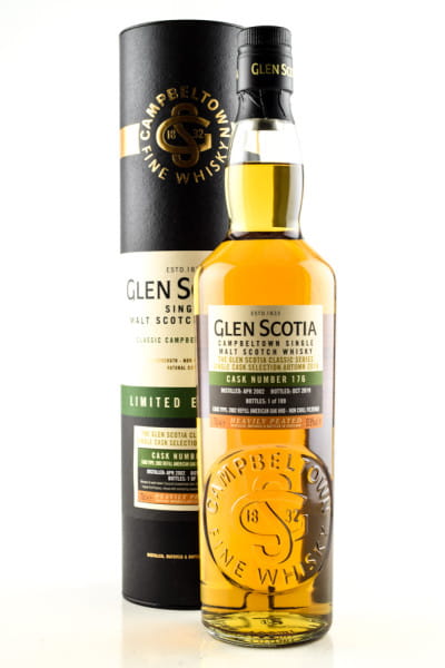 Glen Scotia 2002/2019 Refill American Oak Hogshead #176 57,9%vol. 0,7l