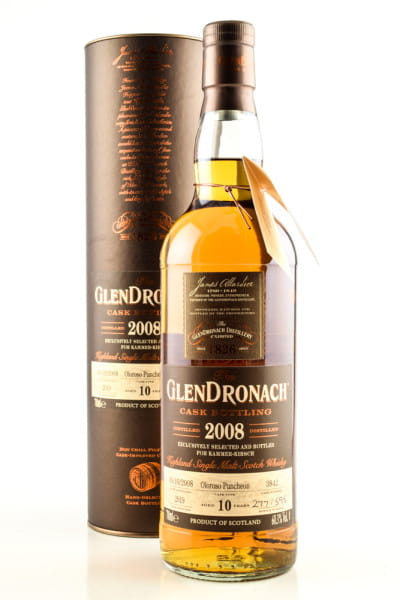 Glendronach 10 Jahre 2008/2019 Oloroso Puncheon #3842 60,3%vol. 0,7l