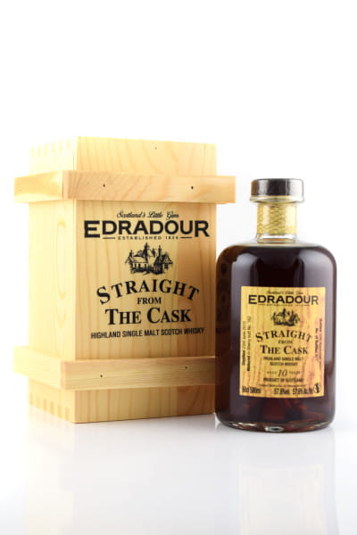 Edradour 10 Jahre 2010/2020 SFTC Sherry Butt Matured #162 57,6%vol. 0,5l