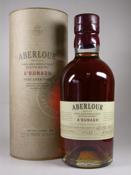 Aberlour a&#039;bunadh Batch No. 33 60,9%vol. 0,7l