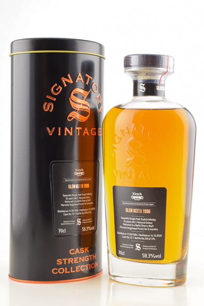 Glen Keith 24 Jahre 1996/2020 Refill Sherry Butt #12 Signatory Cask Strength Coll. 58,3%vol. 0,7l