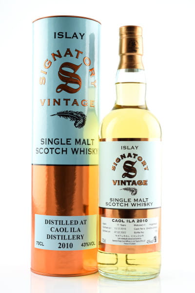 Caol Ila 11 Jahre 2010/2022 Hogsheads #324056 & #324058 Vintage Signatory 43%vol. 0,7l