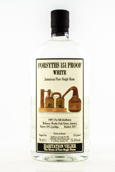 Forsyths 151 Proof White Habitation Velier 75,5%vol. 0,7l