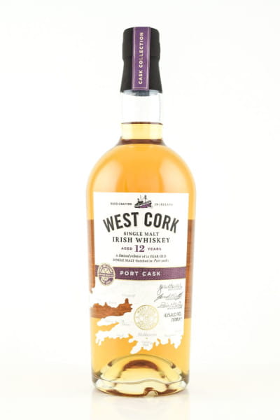 West Cork 12 Jahre Port Cask 43%vol. 0,7l