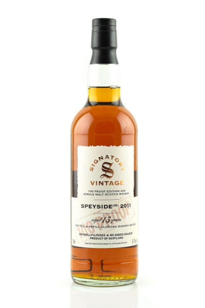 24299 Speyside (M) 2011 100 Proof Edition #25 Signatory Vintage.JPG