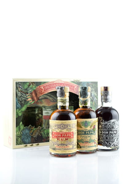 Don Papa Sugarlandia - Tasting-Set 40/40/43%vol. 3x 0,2l