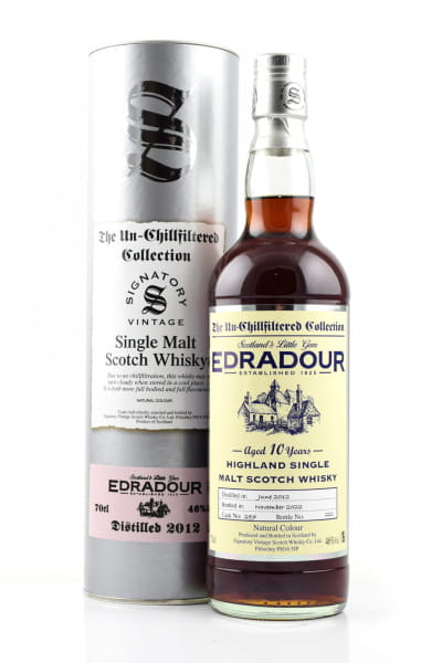 Edradour 10 Jahre 2012/2022 Single Cask #297 Signatory 46%vol. 0,7l