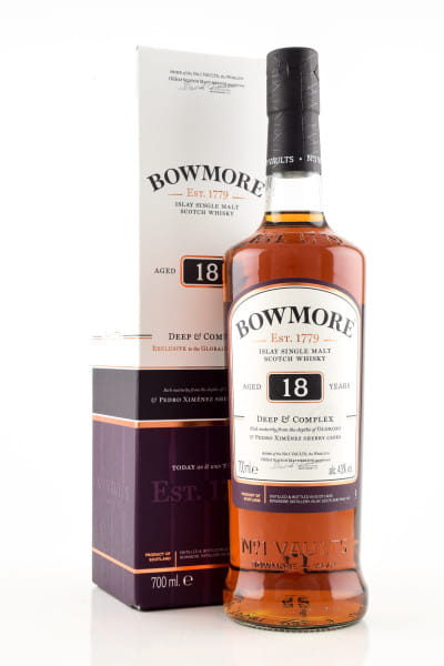 Bowmore 18 Jahre Deep & Complex 43%vol. 0,7l