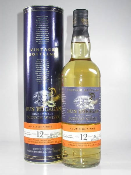 Allt-à-Bhainne 12 Jahre 1995/2007 Dun Bheagan 43%vol. 0,7l