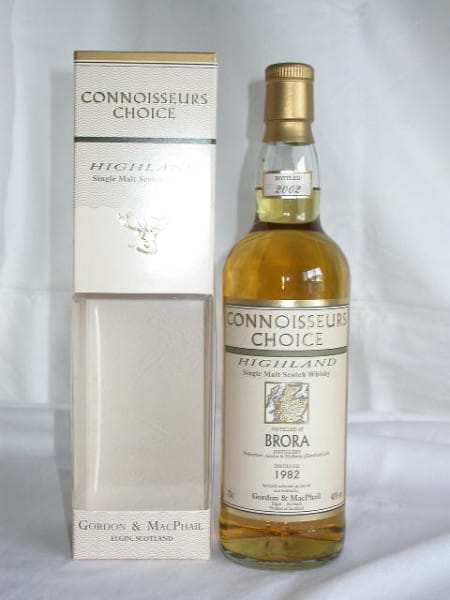 Brora 1982/2002 Gordon &amp; MacPhail Connoisseurs Choice 40%vol. 0,7l