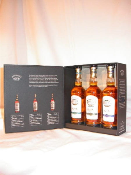 Bowmore Classic Collection 12/15/17 Jahre 43%vol. 3x 0,2l