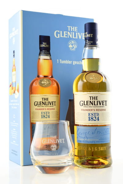 Glenlivet Founder's Reserve 40%vol. 0,7l mit Glas