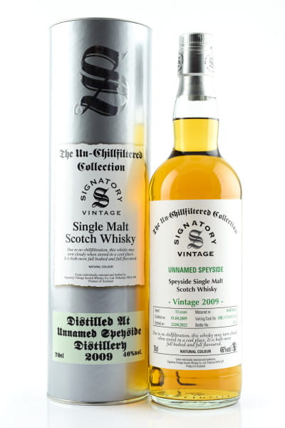 Unnamed Speyside 13 Jahre 2009/2022 DRU 17/A195 #36 Un-Chillfiltered Signatory 46%vol. 0,7l