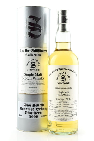 Unnamed Speyside 12 Jahre 2009/2021 DRU 17/A197 #6 Un-Chillfiltered Signatory 46%vol. 0,7l