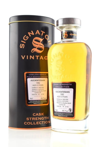 Auchentoshan 23 Jahre 1992/2016 Bourbon Barrel Signatory Cask strength Coll. 49,7%vol. 0,7l