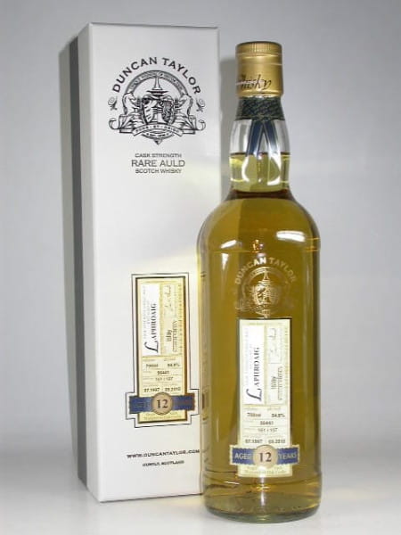 Laphroaig 12 Jahre 1997/2010 Rare Auld Duncan Taylor 54,8%vol. 0,7l