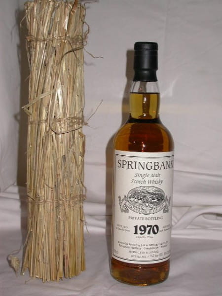 Springbank 1970/2003 Private Btl. Cask No. 2966 53,1%vol. 0,7l