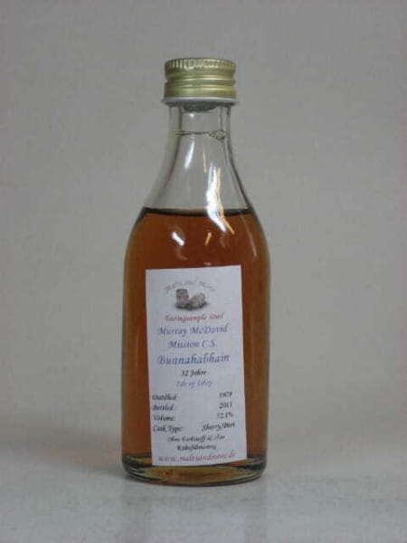 Bunnahabhain 1978/2011 Sherry/Port Murray McDavid Mission C.S. 52,1%vol. Sample 0,05l